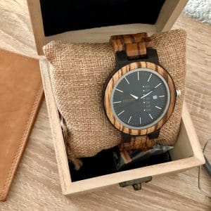 Holz Armbanduhr Delano